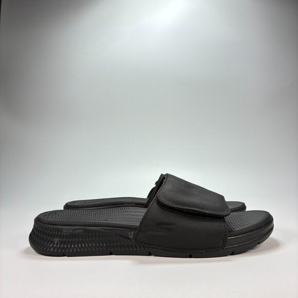 Skechers Go Consistent Black Comfort Slide Slip On Shoes 229033 Men’s Size 9 - Picture 1 of 10